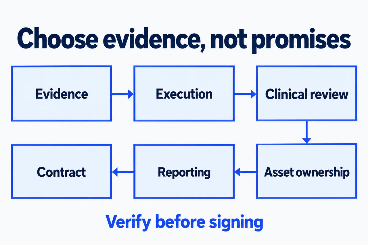 Choosing a plastic surgery SEO agency using evidence and accountability checks.